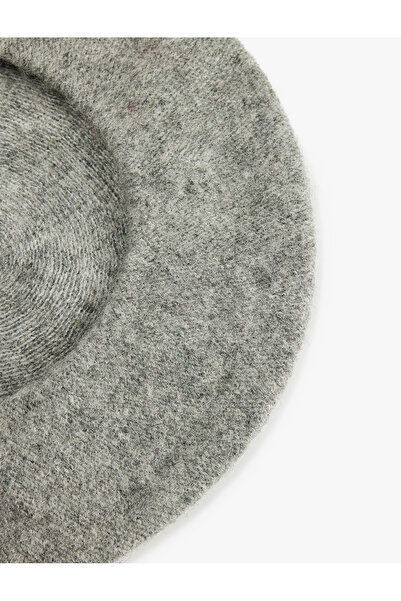 Koton Koyun Yünü Karışımlı Taşlı Ressam Şapka