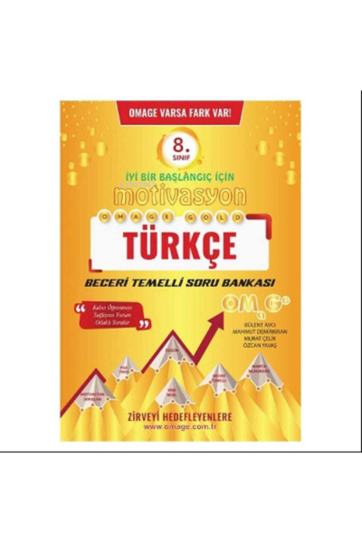 Omage Yayınları 8. Sınıf Omage Motivasyon Türkçe Soru Bankası