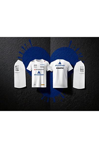 niceworkbynicehands Formula 1 Williams Racing Severlere Özel Özel Tasarım Takım T-shirt