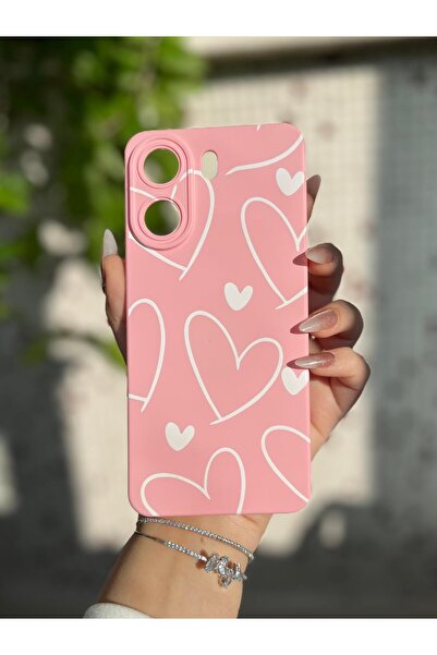 CaseKİdükkan جراب هاتف مخملي من الداخل بنمط منتفخ متوافق مع كاميرا شاومي ريدم...