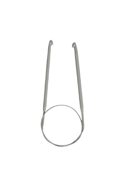 ÖZBİL أسياخ كروشيه من الفولاذ مقاس 4.5 مقاس 60 سم