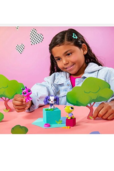 H.H.M ŞENVER TİCARET Ps Minis Series 3 Backyard Pets 3-Pack Figure Pack Ant Dog Turtle Minis New