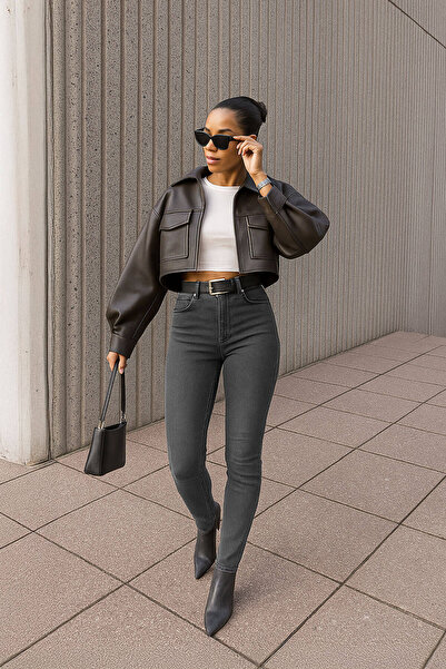 Bluewhite Women's Skinny Fit Lycra Stretch Jean Trousers