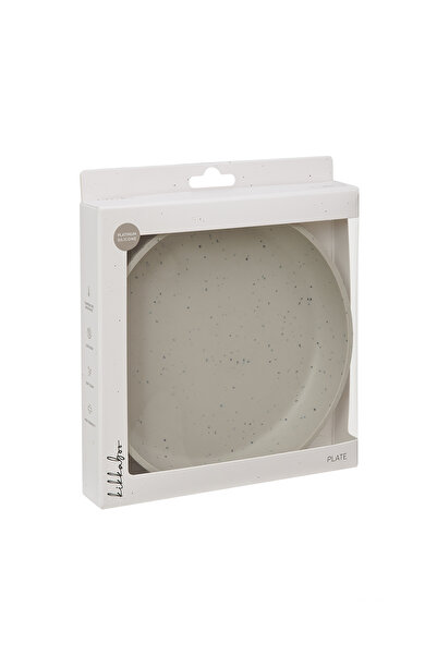 Kikka Boo Baby plate, food-grade silicone, 400 ml, Platinum Sand