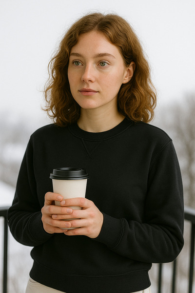 LC Waikiki Quality 3-Thread Sardonlu Basic Women's Sweat