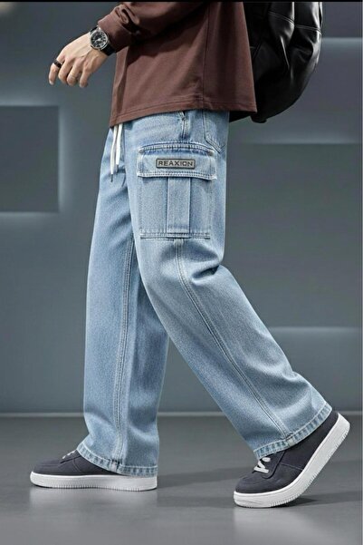 Oksit Reax Luiz Еластични и с шнур Command Baggy Fit Дънки с кармани