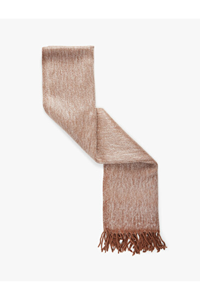 Koton Tassel Detailed Soft Textured Long Scarf