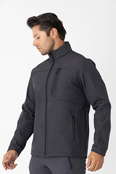 Crozwise Men's Softshell Coat Anthracite 5039-06