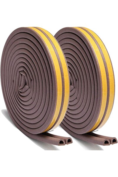 OEM Self-Adhesive D Profile Weatherstrip - 6mm x 16m - Brown