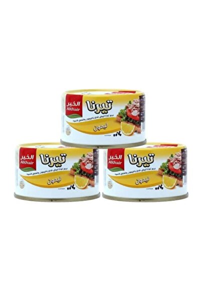 Alkhair تونة بالليمون - 3 × 95 جم