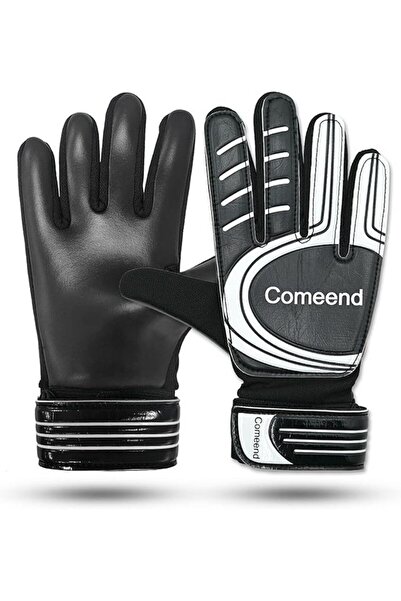 Comeend Manusi negre de portar din latex reglabile pentru copii, marime 5,