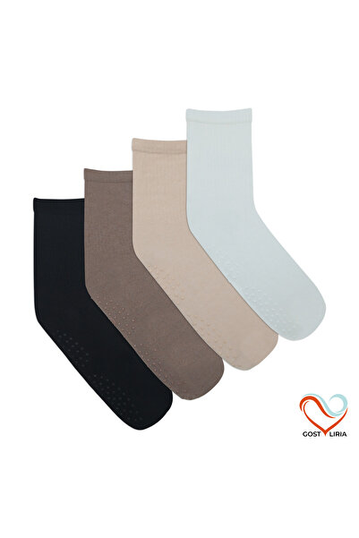 GOST LİRİA Non-Slip Pilates Socks – Pack of 4