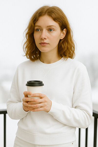 LC Waikiki Quality 3-Thread Sardonlu Basic Women's Sweat