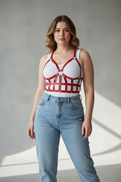 Angels Passion Large Size Red Women's Belt