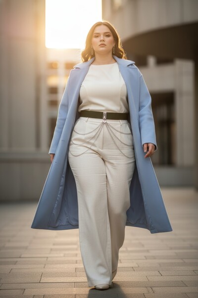 Angels Passion Γυναικεία ζώνη χακί μεγέθους Battal