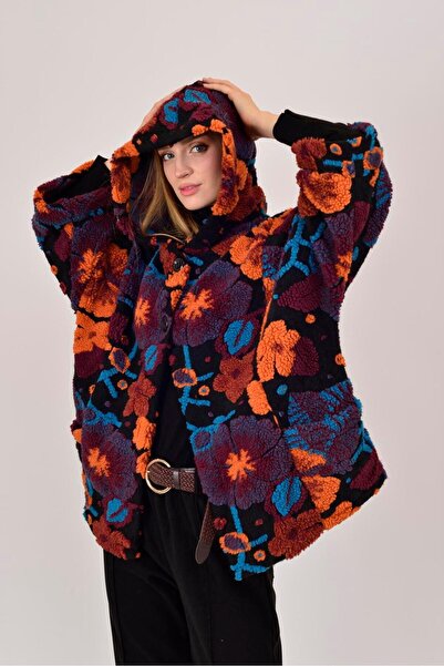 Park Moda A0026 ÇİÇEK KABARTMALI KEÇE KABAN