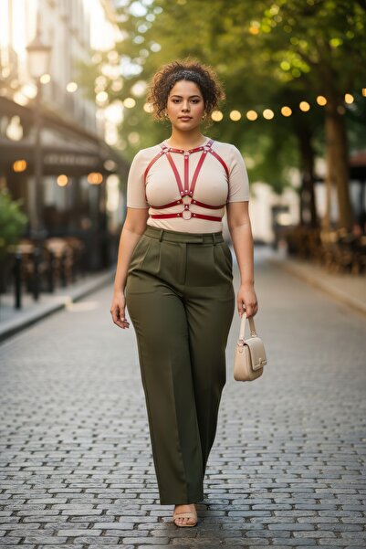 Angels Passion Plus Size Red Women's Belt