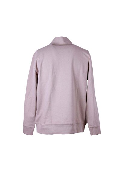 trender Diagonal Half Zipper 3 Thread Sand Men's Sweatshirt 5470