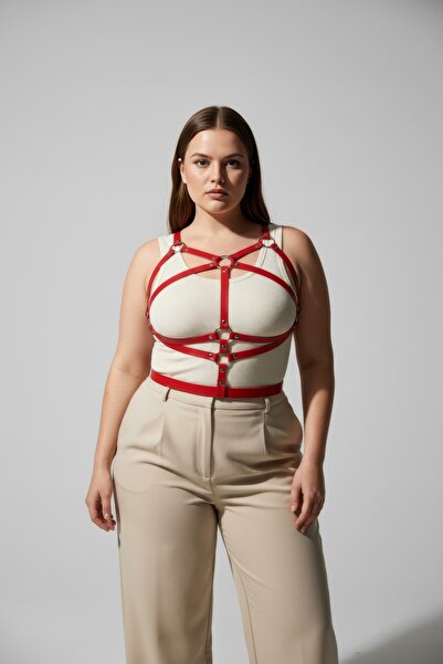 Angels Passion Large Size Red Women's Belt