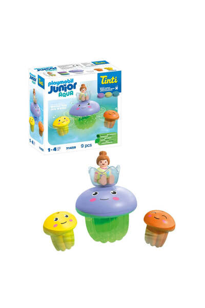 Playmobil Junior Aqua & Tinti - Colorful Jellyfish Family