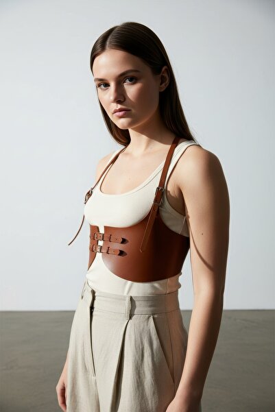 Angels Passion Plus Size Tan Women's Belt