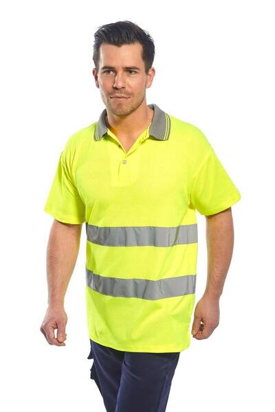 PORTWEST Tricou polo reflectorizant de siguranță Comfort-S171 S Galben