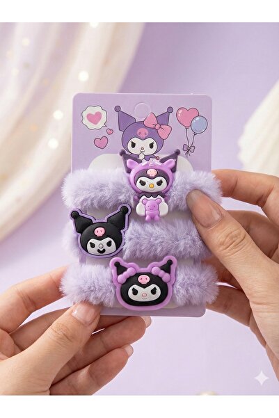 NEHİRDEN 3’lü Peluş Kuromi Toka