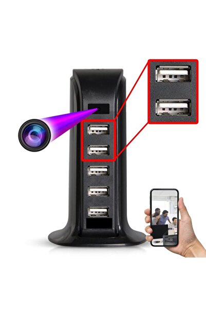 OEM 1080P WiFi Hidden Camera in USB Adapter, Audio-Video, Motion Detection