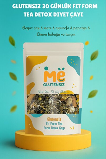 Glutensiz Me Glutensiz 30 Günlük Fit Form Tea Form Detox Diyet Çayı – Beyaz Ç...