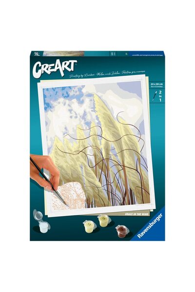 RAVENSBURGER Pictură pe numere CreArt pentru adulți - Iarbă în vânt