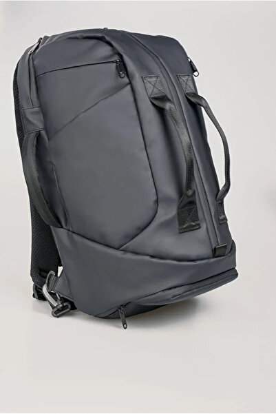 ÇÇS Black Versatile Functional Unisex Backpack and Travel Bag