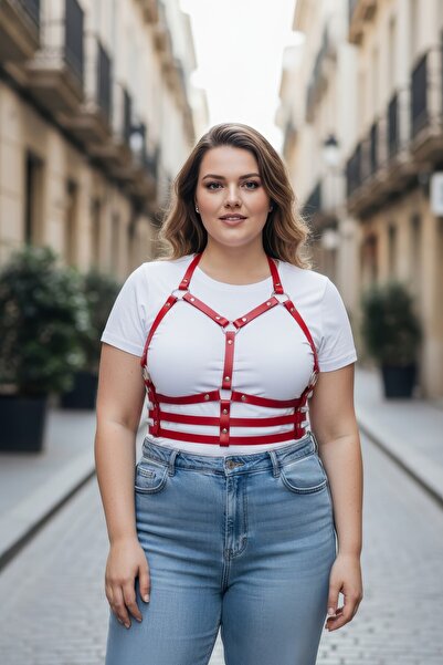 Angels Passion Plus Size Red Women's Belt