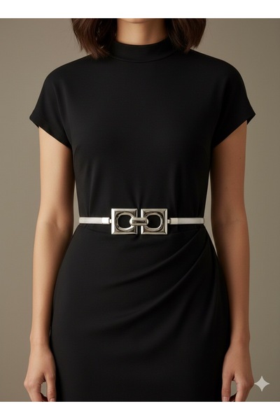 Aksabeltchokers Women's Stylish Springy Elastic Waist Belt Fits All Sizes S-M-L-Xl