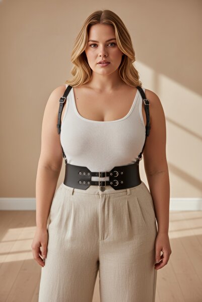 Angels Passion Plus Size Black Women's Belt