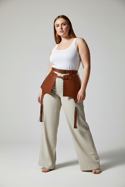 Angels Passion Oversized Tan Women's Belt