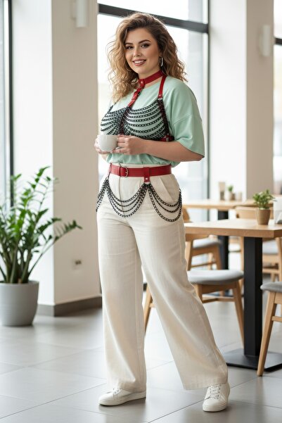 Angels Passion Oversized Red Women's Belt