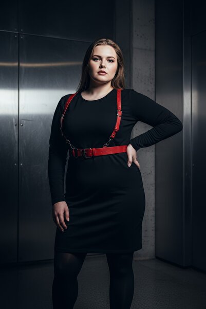 Angels Passion Large Size Red Women's Belt