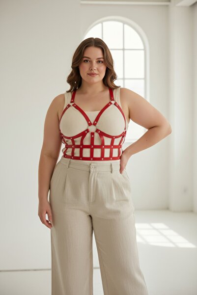 Angels Passion Large Size Red Women's Belt