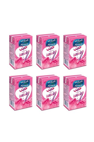 almarai Strawberry Flavored Milk - 6 × 150 ml