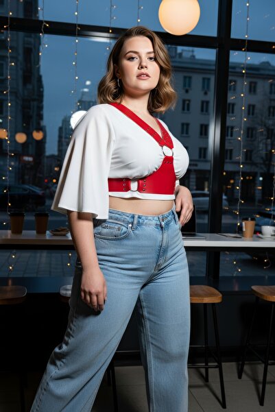 Angels Passion Plus Size Red Women's Belt