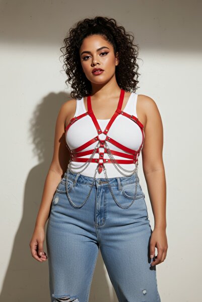 Angels Passion Plus Size Red Women's Belt