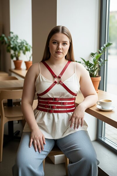 Angels Passion Battal Size Red Women's Belt