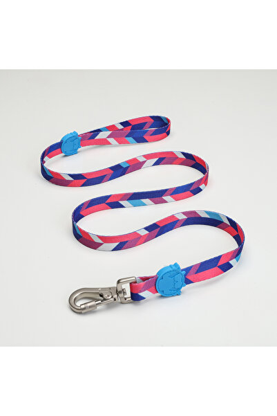 Lindodogs حزام مشي للكلاب من ليندو دوجز باللون الوردي TR-متوسط-أزرق/وردي