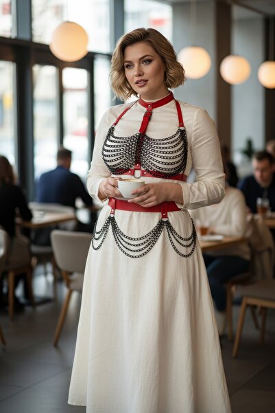 Angels Passion Oversized Red Women's Belt