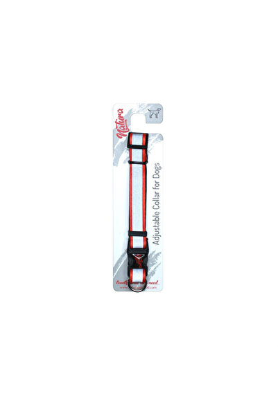 natura Reflective Dog Collar Red-Xxxsmall/Xxsmall