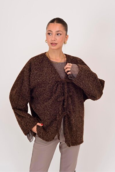 Park Moda 12586 Felt Coat with Binding Details