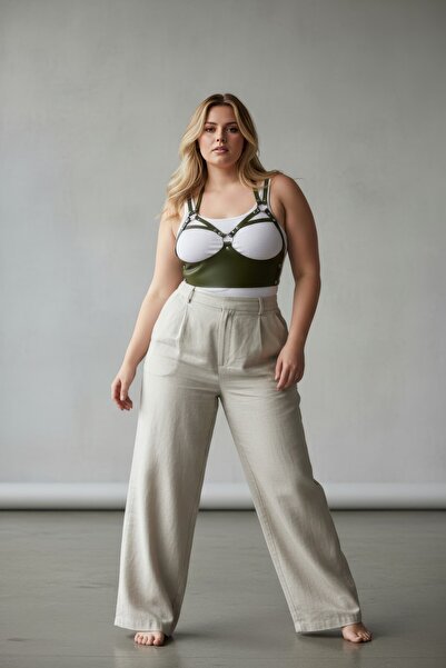 Angels Passion Large Size Khaki Women's Belt