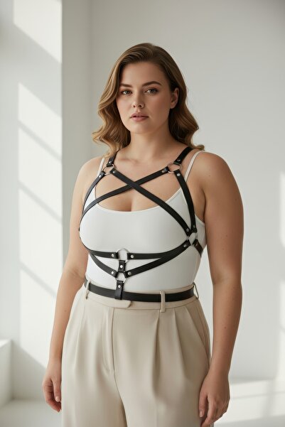 Angels Passion Plus Size Black Women's Belt