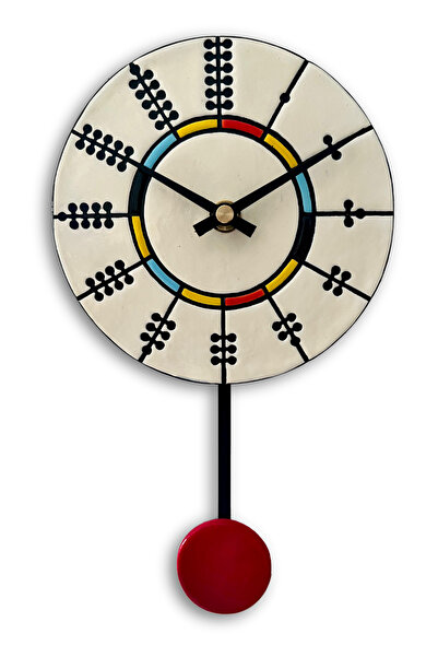 Tick Tack Clocks Mozaik Koleskiyonu Seramik Sarkaçlı Duvar Saati | El Yapımı ...