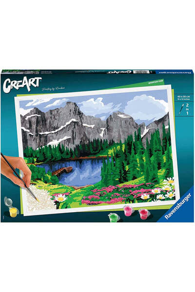 RAVENSBURGER Creart - Pictură cu vedere la munte (Ravensburger Pictură prin n...